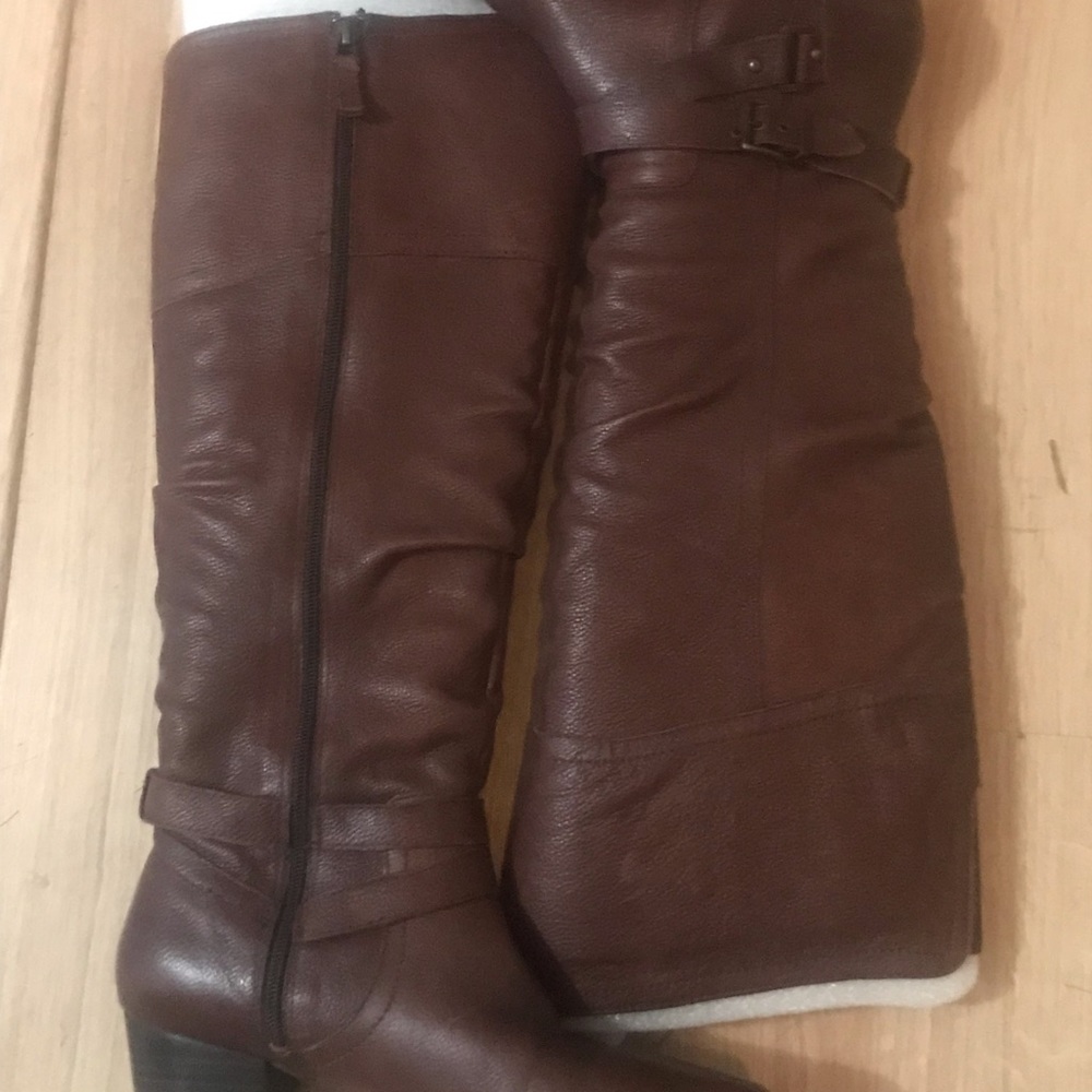 Gorgeous Array Peace brown leather boots❤️ EUC - Picture 5 of 5